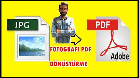 Fotoğrafı pdf yapma